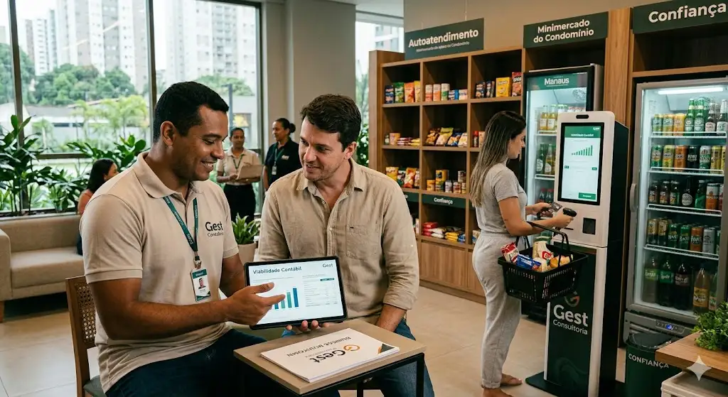 abrir um mercadinho em prédio